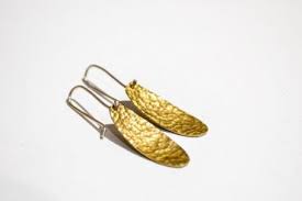 Ella Vi Jewellery |   Beaten Brass Earrings.jpeg